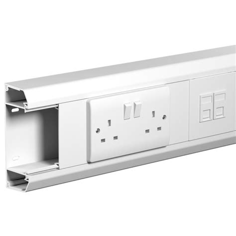 wall mounted socket trunking